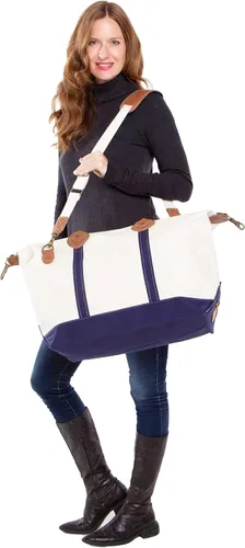 Vista 9 de CB STATION Bolsa de fin de semana para mujer: bolsa de viaje moderna y funcional con correa de hombro desmontable, perfecta para viajes nocturnos