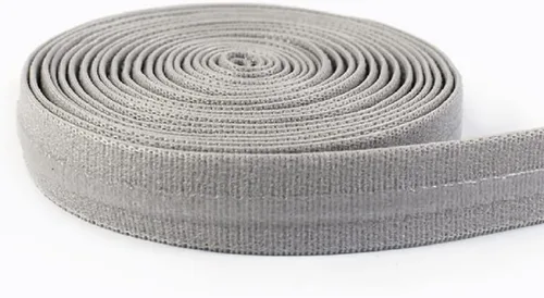 Vista 4 de Yalulu Banda elástica antideslizante de 20 yardas, banda de lencería de silicona elástica de 0.39 pulgadas (beige)