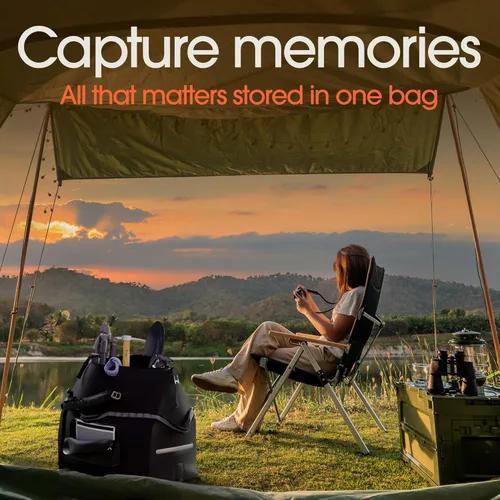 Vista 8 de Earth Pak Waterproof Duffel Bag - Large Dry Bag, 1680D TPU, Heavy Duty, Camping & Marine Dry Bag, 8x8 Popout Pocket