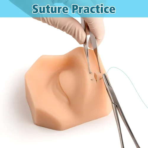 Vista 5 de Ultrassist Solo ojo izquierdo, modelo de ojo de silicona suave para practicar piercing, sutura, modelo flexible de silicona para exhibición