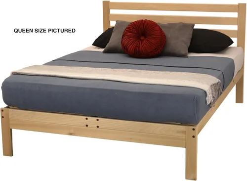 Vista 2 de KD Frames 6223-LX-T Lexington - Cama con plataforma, individual, sin terminar