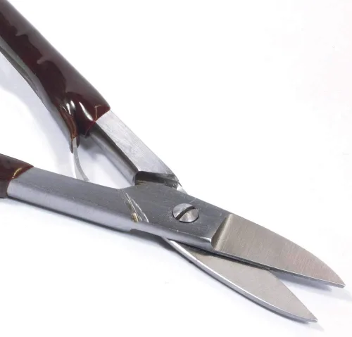 Vista 4 de The Beadsmith Vintaj Tools - Cizalla de metal, 7 pulgadas (7.008 in) con cuchillas de acero, agarre cómodo y mango de resorte de una sola hoja
