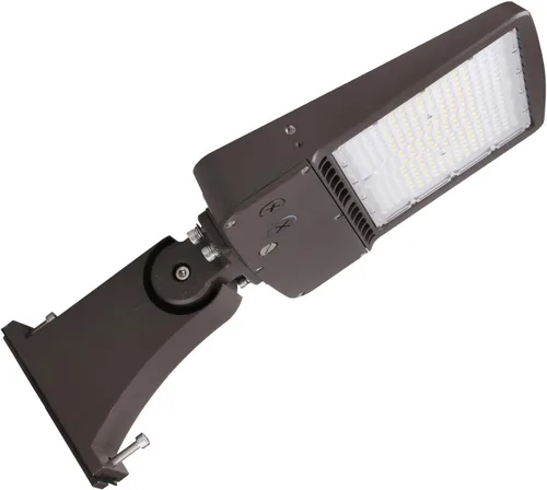 Vista 13 de OSTEK Luces de estacionamiento LED de 150W, accesorio de iluminación de área comercial al aire libre 21000LM - IP65 5000K LED Shoebox luz