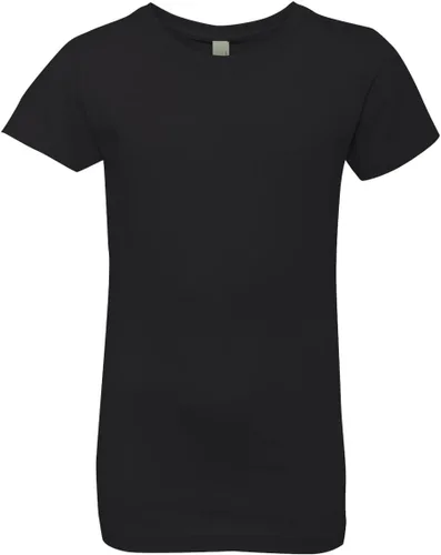 Vista 29 de Next Level Camiseta de punto acanalado de princesa para niñas grandes