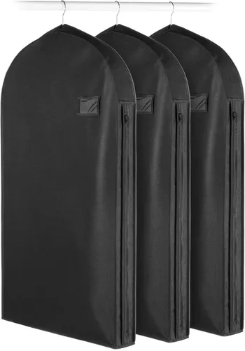 Vista 8 de Whitmor Bolsa de ropa de lujo para trajes, 38 pulgadas, refuerzo resistente