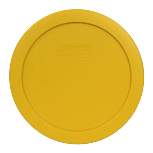 Vista 23 de Pyrex 7201-PC - Tapas de plástico para almacenamiento de alimentos de 4 tazas, color azul oscuro, hechas en EE. UU. - Paquete de 3