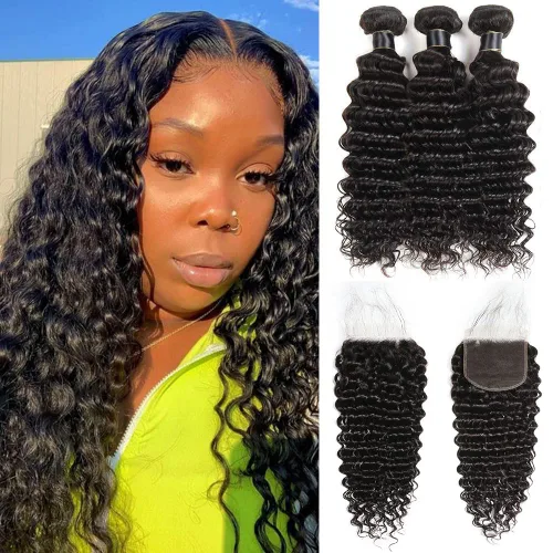 Vista 15 de 3 manojos de cabello humano brasileño virgen 12A de 10, 12, 14 pulgadas, 100% sin procesar, extensiones de cabello humano virgen brasileño