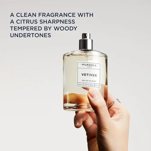 Vista 4 de Murdock London Vetiver Colonia Terroso, refrescante, aventurero Cítricos y lavanda con acabado herbario 3.4 oz