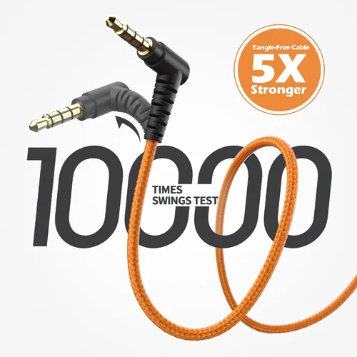 Vista 6 de Auriculares estéreo de diadema Ailihen I35 ligeros, plegables, ajustables, con micrófono de 0.13 pulgadas para teléfonos celulares, computadoras