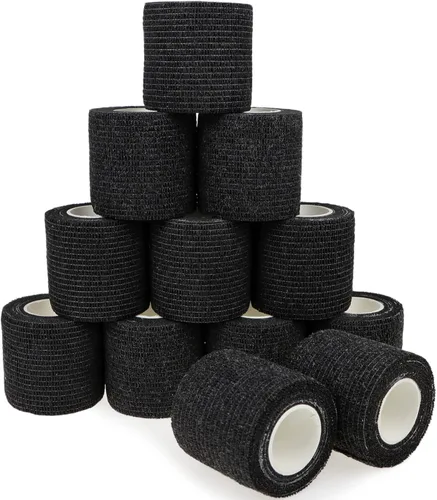 Vista 21 de Vendaje autoadhesivo y envoltura adhesiva animal Vendaje cohesivo envoltura autoadhesiva Cinta adhesiva de primeros auxilios para perros, gatos