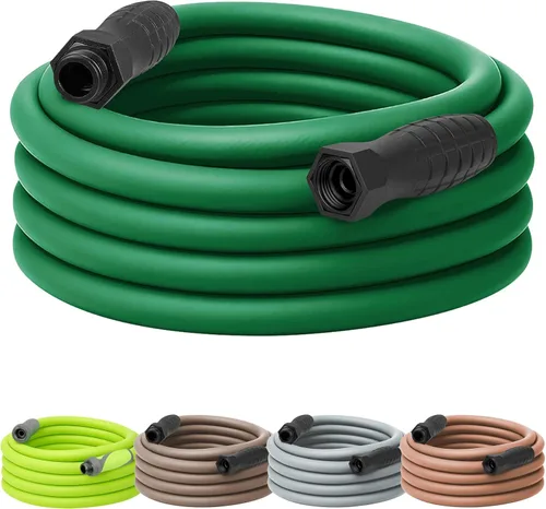 Vista 50 de Flexzilla - Manguera de jardín con mango giratorio, 5/8 pulgadas x 100 pies, manguera de agua ligera para todo tipo de clima, resistente y flexible