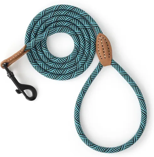 Vista 9 de Mile High Life Correa corta para perros grandes, correa de cuerda corta para perro con cierre resistente de metal resistente, conexión a medida