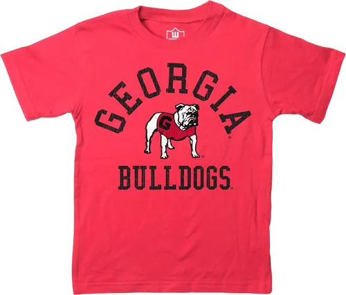 Vista 107 de Wes and Willy Camiseta de algodón orgánico de manga corta para niños de la NCAA