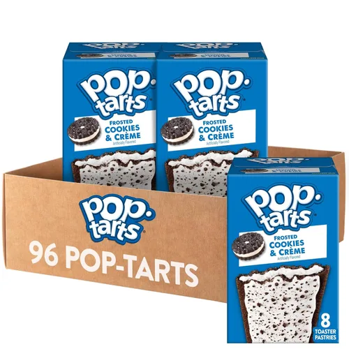 Vista 23 de Pop-Tarts Pastelillos para tostar, glaseados de frambuesa, 13.5 onzas (12 unidades)