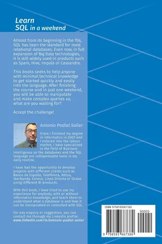 Vista 2 de Learn SQL in a weekend The definitive guide for creating and querying databases (Aprende en un fin de semana)