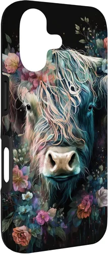 Vista 3 de Western Boho Highland Cow Farmer Cows Lover Case for iPhone 17