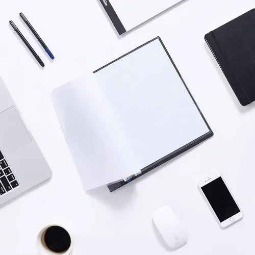 Vista 8 de Yaxa Basics Protectores de hojas resistentes para almacenamiento de páginas, transparentes, paquete de 100