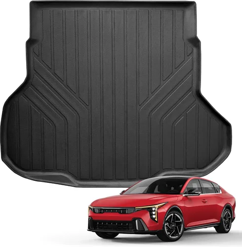 Auxko Forro de carga para todo tipo de clima, apto para Kia K4 Sedan 2025, accesorios de alfombrilla de TPE para Kia K4 Sedan 2025 para todas las