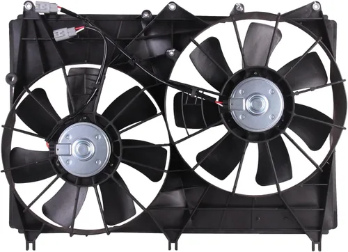 Vista 72 de TYG OE - Conjunto de ventilador de refrigeración de repuesto para Audi A4 Cabrio 2003-2009, 2005-2008 A4 Sedán/Wagon GEN 3, 2002-2005 GEN2 2 pines