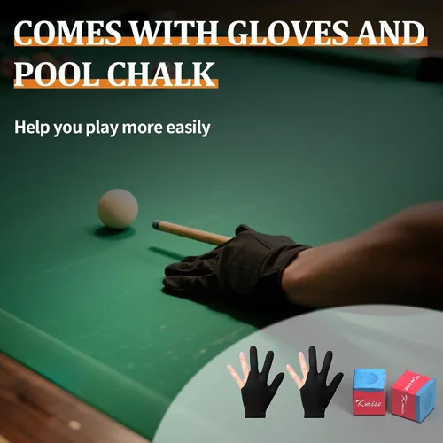 Vista 8 de Kmise Pool Cue Stick Set,4 Colors Canadian Maple Cue,Pool Sticks for Adults,Tacos de Billar 18 19 20 21oz for Beginner