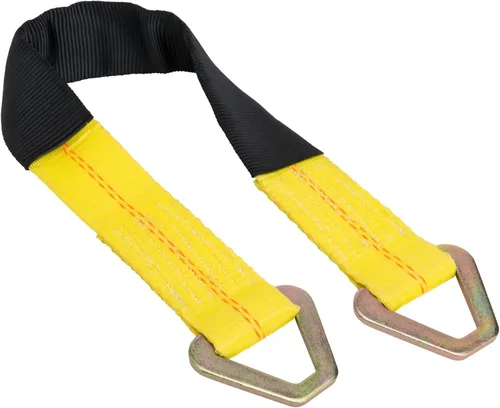 Keeper – Correa de amarre de eje premium de 2" x 24" con anillos en D - Límite de carga de trabajo de 3,333 libras y resistencia a la rotura de