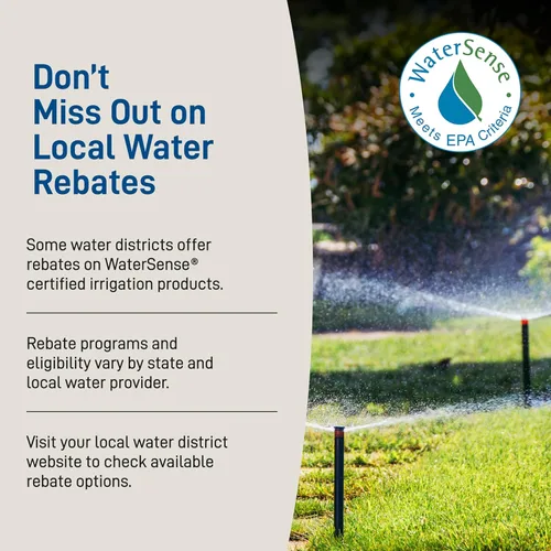 Vista 8 de Orbit 57946 B-hyve Controlador inteligente de rociadores para interiores y exteriores de 6 zonas