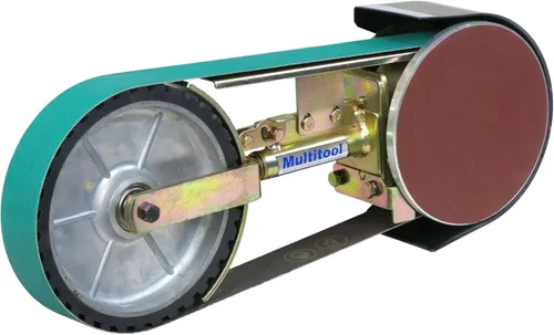 Multitool - Amoladora de banco de cinturón de 2 x 48 pulgadas con rueda de contacto de 8 pulgadas, amoladora Knifemaker