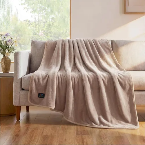 Vista 23 de Luciphia Manta impermeable para perro, lavable, reversible, de forro polar, sherpa, para cama, sofá, suave, a prueba de líquidos, a prueba de orina