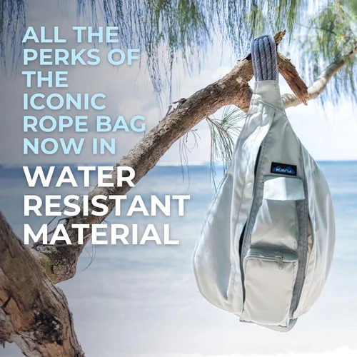 Vista 4 de KAVU - Bolso de hombro cruzado, compacto y ligero, correa de cuerda