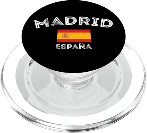 Spain Flag España Madrid Design Spanish People Spain Lovers PopSockets MagSafe PopGrip for iPhone