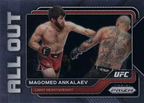 2023 Panini Prizm UFC All Out #1 Magomed Ankalaev Light Heavyweight Official MMA Trading Card in Raw (NM or Better) Condition
