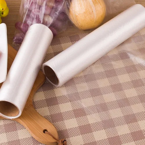 Vista 7 de Bolsas de plástico transparentes de 12 x 20 pulgadas, bolsas de almacenamiento de alimentos transparentes 350 unidades en un rollo, bolsas