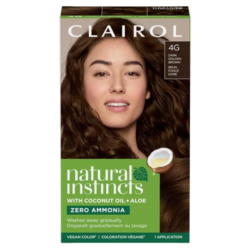 Vista 39 de Clairol Natural Instincts - Tinte semipermanente para el cabello, color castaño oscuro, paquete de 1 unidad