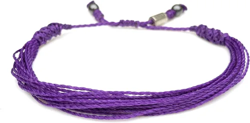 Vista 22 de Rumi Sumaq Pulsera de concientización para hombres, mujeres y niños – Pulsera de apoyo tejida ajustable anudada a mano – Pulsera de conciencia sutil