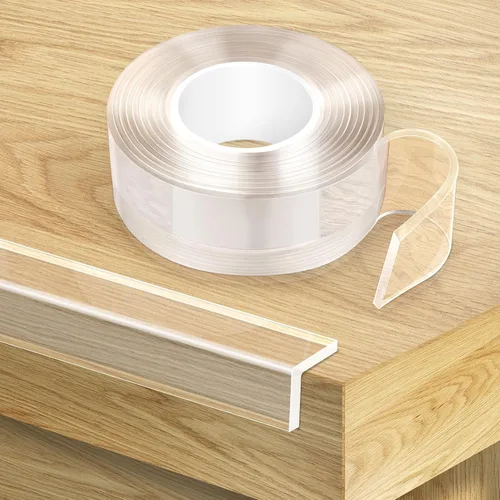 Vista 8 de Protectores de esquina a prueba de bebés, protector de esquina transparente, protector de borde suave de 6.6 pies (6.6 ft), protectores de esquina