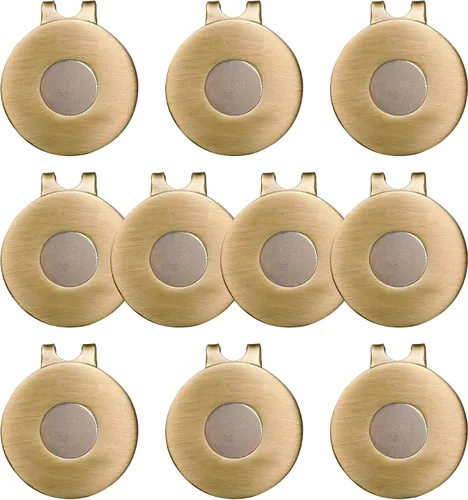 Vista 6 de Clips magnéticos para sombrero de golf, soporte de marcador de bola para guantes de golf, sombreros, bolsas, gorras, cinturón de visera