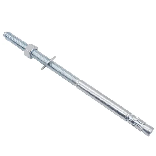 Vista 20 de Anclaje de cuña de 1/2" x 2-3/4", solo para cemento y hormigón, tornillos de acero al carbono galvanizados y pernos de retraso (10 unidades)