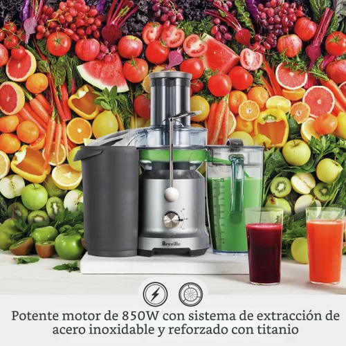 Vista 2 de Breville BJE430SIL Juice Fountain Cold, 70 fl oz (2.1 L), Silver