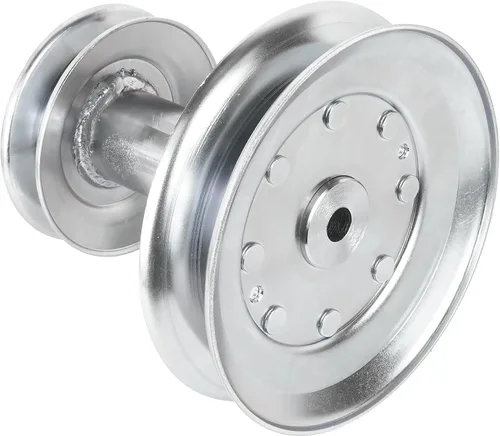 Vista 6 de Caltric Polea doble del motor compatible con Ayp Poulan Husqvarna 532140186 140186 275-100 275100