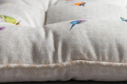 Vista 8 de Maison d' Hermine Almohadillas para sillas de comedor, tela exterior de algodón y relleno de poliéster, 16 x 16 pulgadas, cojines de asiento