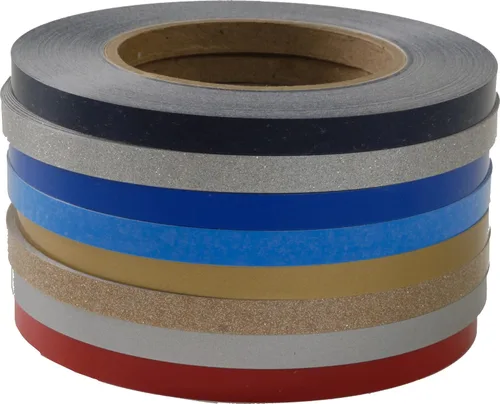 Vista 2 de Linear Designs Premium 1/4" X 50' Cinta adhesiva automotriz de rayas finas - Oro metálico otoñal