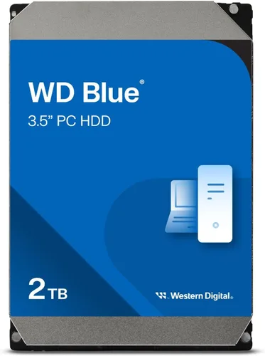 Western Digital Disco Duro Interno WD Azul PC 2TB - 5400 RPM, SATA 6 Gb/s, caché de 64 MB, 3.5" - WD20EARZ