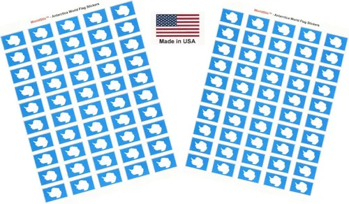Vista 260 de 100 calcomanías de la bandera de Afganistán, dos hojas de 50, 1.5" x 1" hechas en Estados Unidos, calcomanías autoadhesivas para álbum de recortes