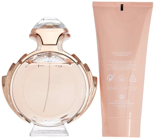 Vista 4 de Paco Rabanne Olympea Edp Spray de 2.7 onzas, loción corporal sensual de 3.4 onzas, conjunto de 2 piezas para mujer, 2