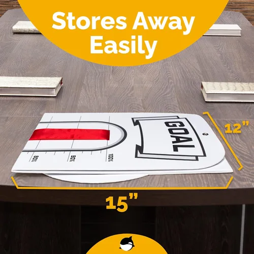 Vista 5 de Termómetro de recaudación de fondos y tabla de objetivos Termómetro de objetivos de borrado en seco montado en la pared Tablero gigante