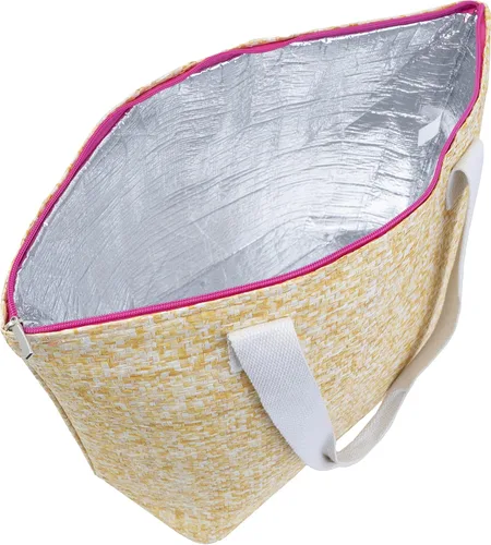 Vista 2 de Funky Junque - Bolso de playa para mujer, tamaño grande, bolsa tejida de palma