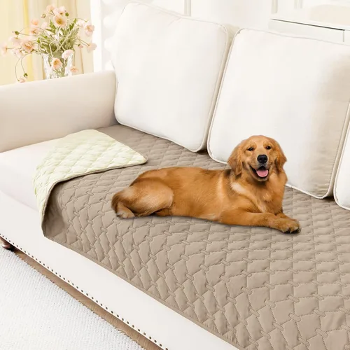 Vista 112 de Smiry Manta Impermeable para Cama de Perro 30x70, Manta Suave Reversible para Mascotas, Lavable a Prueba de Fugas Cubierta para Gatos y Perros