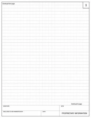 Vista 5 de Libreta de notas de ingeniería de 96 páginas, de 8 78 x 11 14 pulgadas, con cubierta dura de costura Smyth, de la marca BookFactory