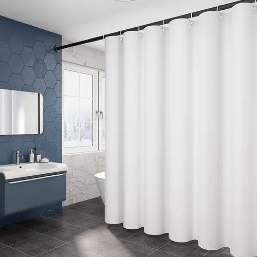 Vista 38 de LLSCL Forro de cortina de ducha de tela con imanes, calidad de hotel impermeable, 72 x 72 pulgadas, lavable a máquina