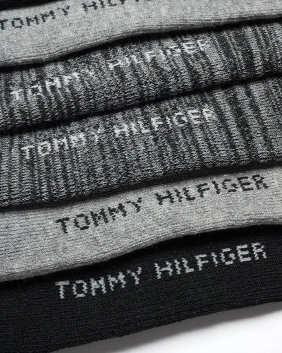 Vista 4 de Tommy Hilfiger Calcetines para hombre - Calcetines tobilleros de corte de cuarto (12 unidades)